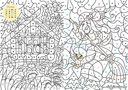 Раскраски по на ме ра м