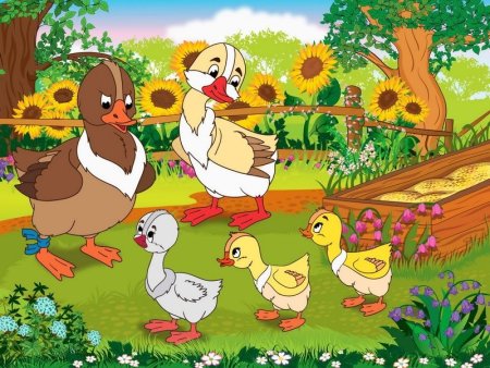 Птичий двор Гадкий утенок