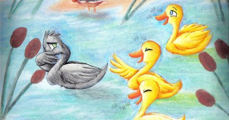 Гадкий утёнок братья Гримм Ханс Кристиан Андерсен