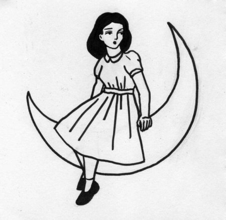 Чёрно-белые рисунки для срисовкююю