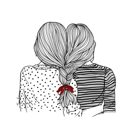 Картинки для срисовки девочки