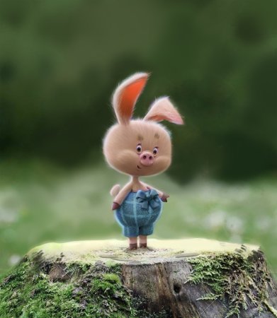 Кролик с мультфильма Винни пух