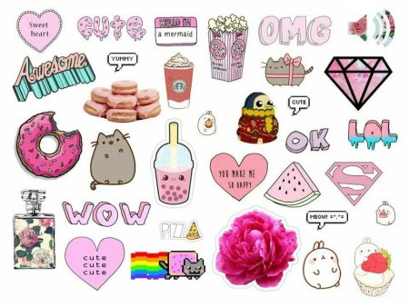 Наклейки для личного дневника