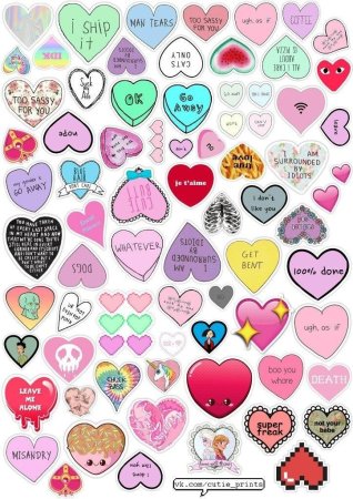 Стикеры для личного дневника