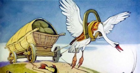 Иван Крылов лебедь щука Ирак