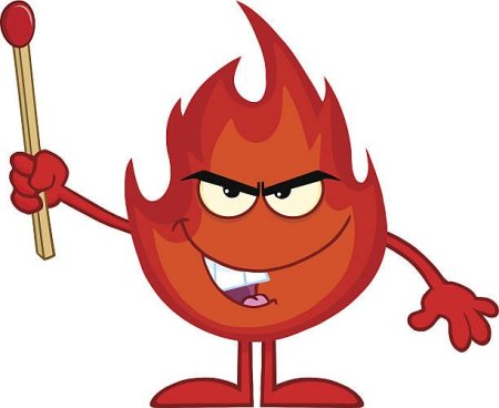 Добрый и злой огонек