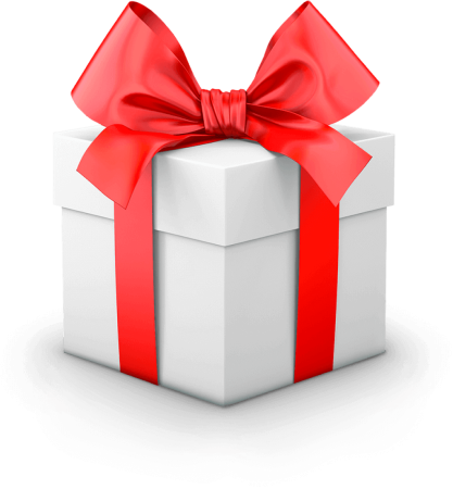Коробка подарок с бантом