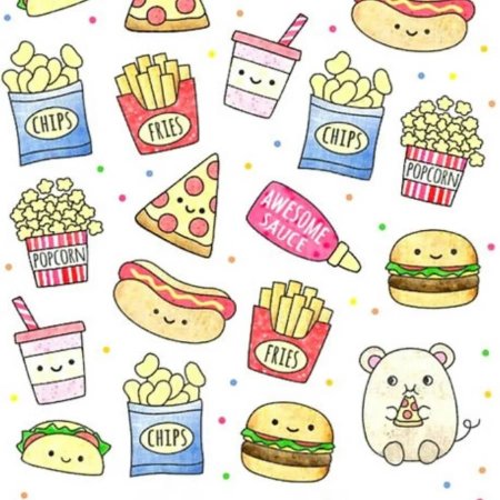 Рисунки для срисовки еда