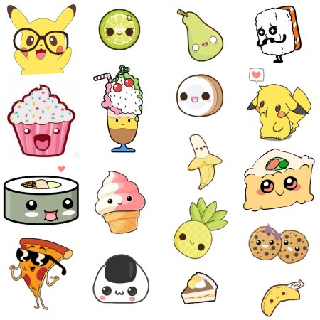 Кавайные наклейки