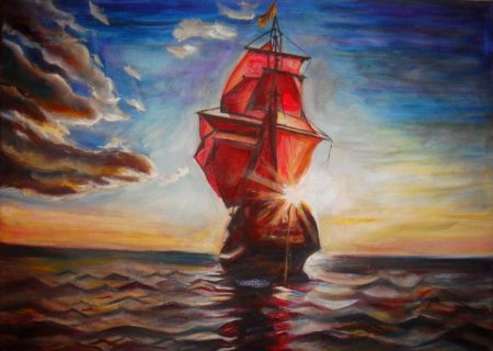 Алые паруса Грин корабль
