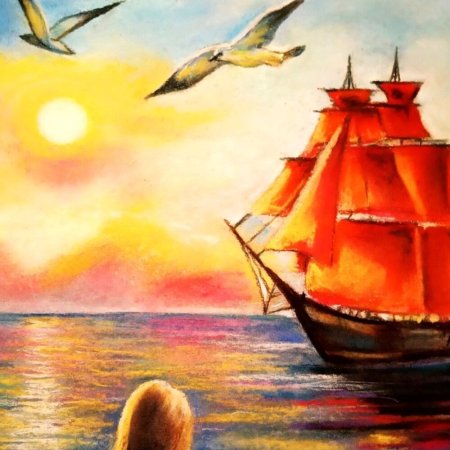 Картина Алые паруса и Ассоль