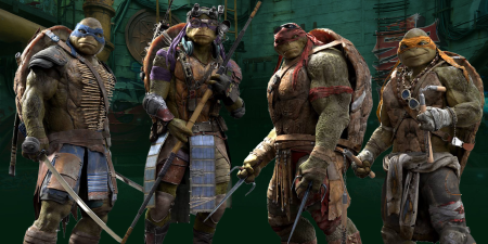 Черепашки ниндзя 2014 Рафаэль Микеланджело