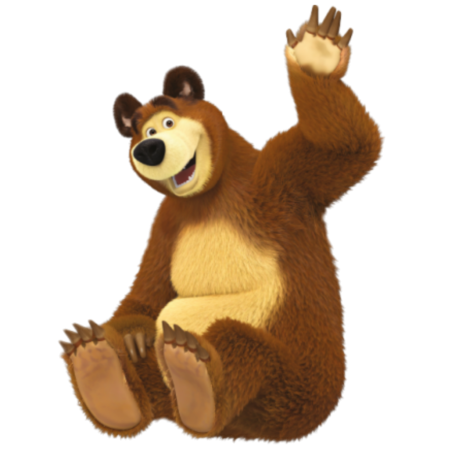 Миша из мультика Маша и медведь