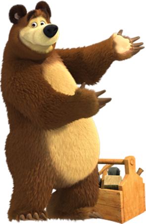 Миша из мультика Маша и медведь