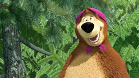 Миша с мультика Маша и медведь