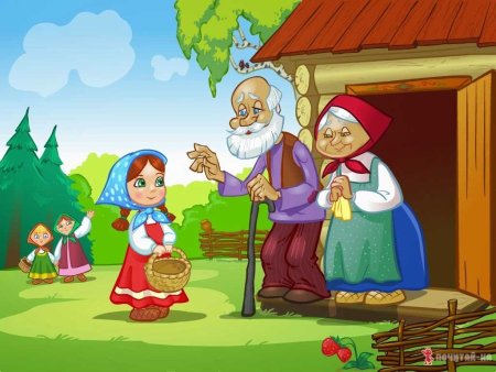 Сказка Маша и медведь