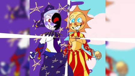 Солнце и Луна ФНАФ 9 шип