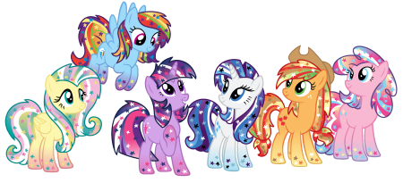 Кристальная шестерка пони