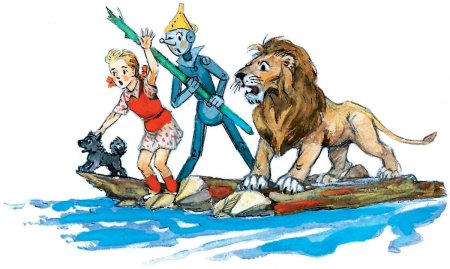 Переправа через реку изумрудный город сказка