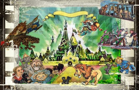 Иллюстрации к сказке Волкова волшебник изумрудного города