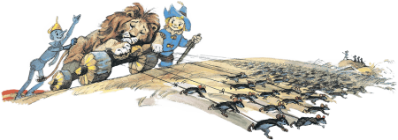 Волшебник изумрудного города Элли и Лев