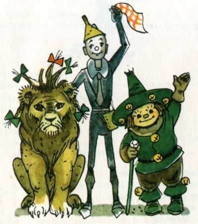 Волшебник изумрудного города Элли дровосек Страшила Лев