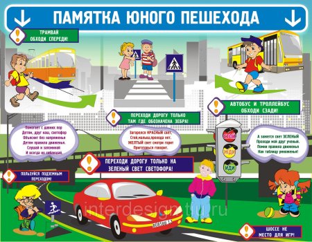 Правила дорожного движения для детей