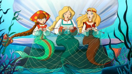 Три богатыря и морской царь мультфильм 2016