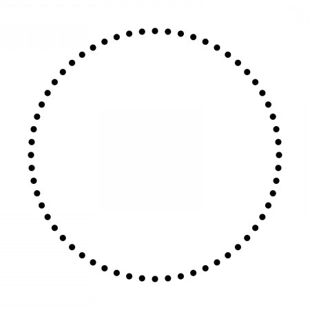 Круг пунктиром