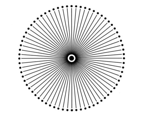 Круг с лучами