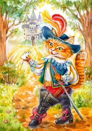 Сказка кот в сапогах Шарль Перро