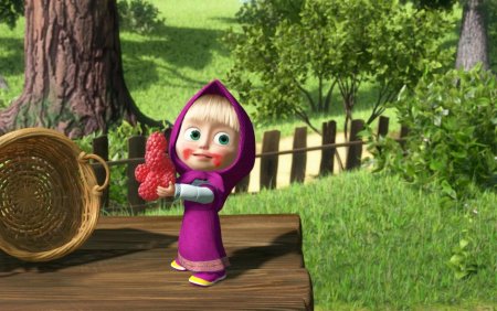 Маша из мультфильма Маша и медведь