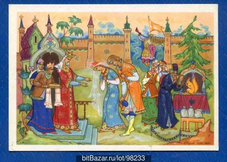 Иллюстрации к сказке о царе Салтане Пушкина