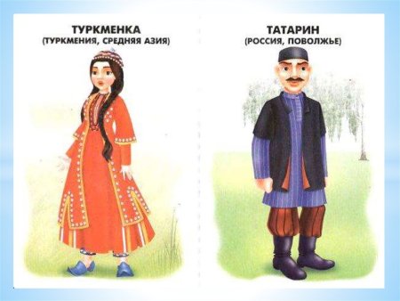 Национальные костюмы народов мира для детей