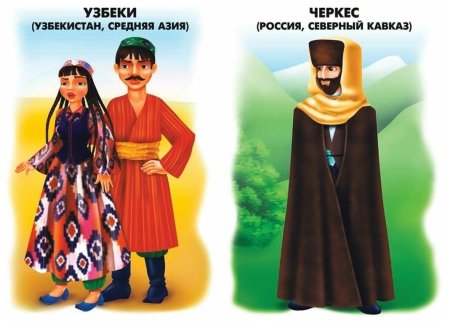 Одежда народов мира для детей