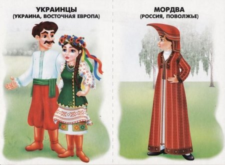 Русские национальные костюмы разных народов