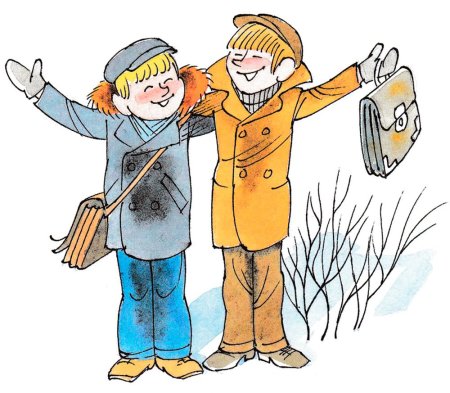 Витя Малеев в школе и дома рисунок