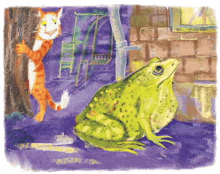 Кот в сапогах и жаба