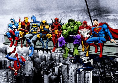 Картина по номерам Marvel