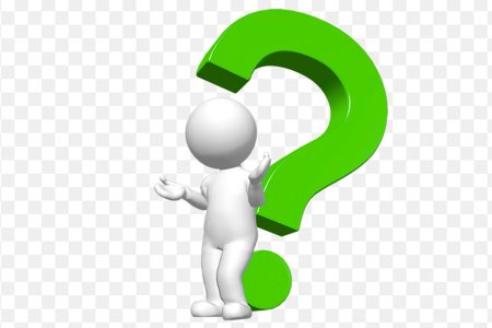 Белый человечек с вопросом