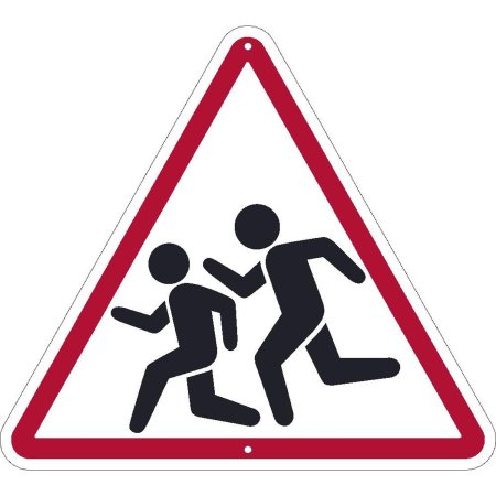 Дорожный знак осторожно дети