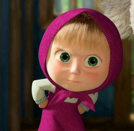 Злая Маша из мультика Маша и медведь