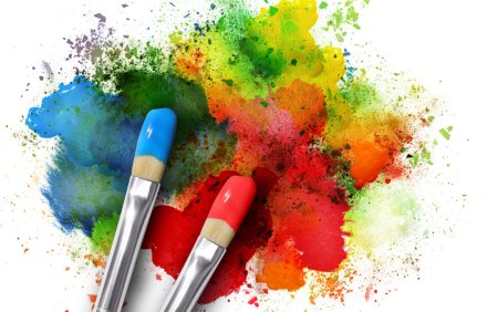 Кисти и краски