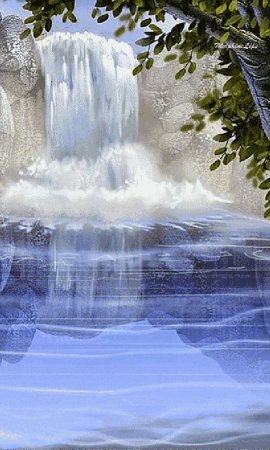 Живые водопады живой водой