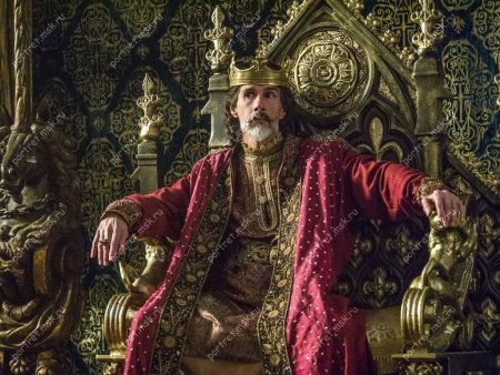 Карл Великий на троне