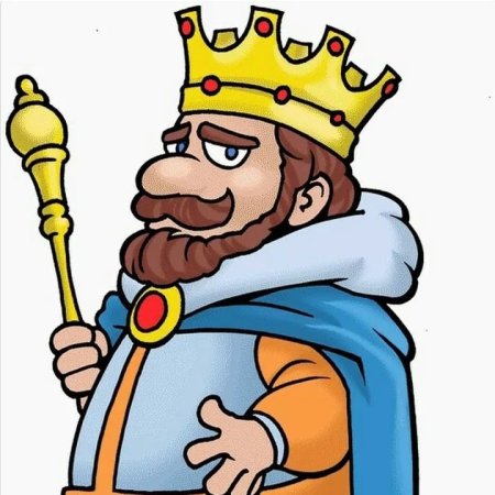 Царь на белом фоне