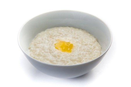 Тарелка с кашей