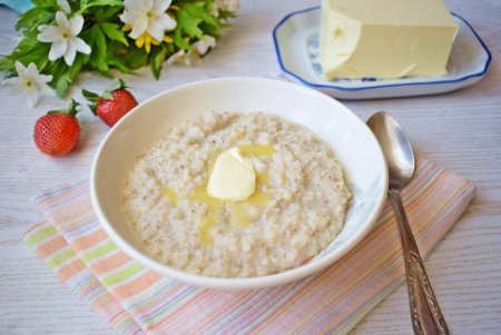 Ячневая молочная каша