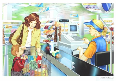 Продавец иллюстрация