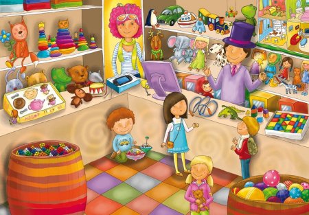 Сюжетные игрушки в детском саду